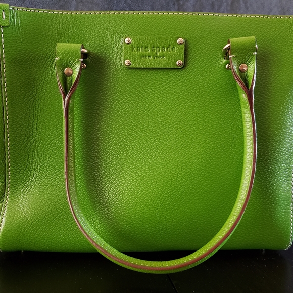 Kate Spade Green Bag - Almost New - Picture 1 of 5